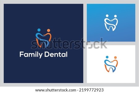creative logo design fresh healthy natural natural teeth family