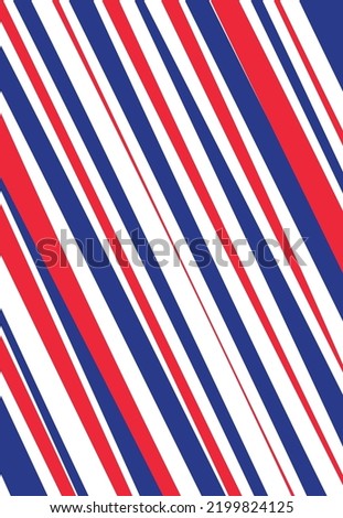 France flag color blue white red template lines diagonal tilted moving shower speed lines vector illustration