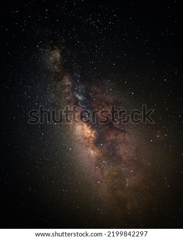 Milky way at the night time