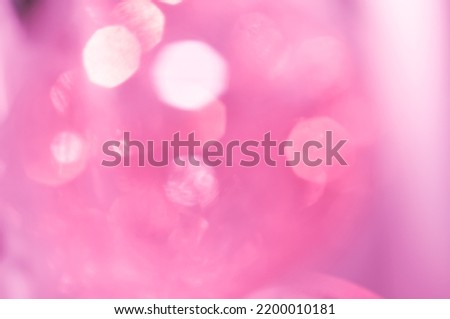 Pink violet abstract background with round bokeh circles . High quality photo