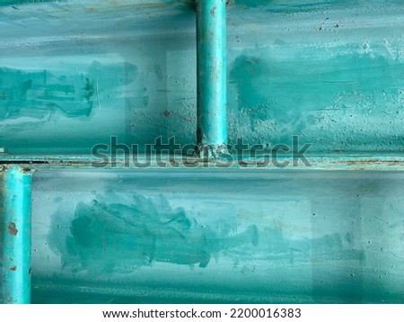 Green metal background and textures
