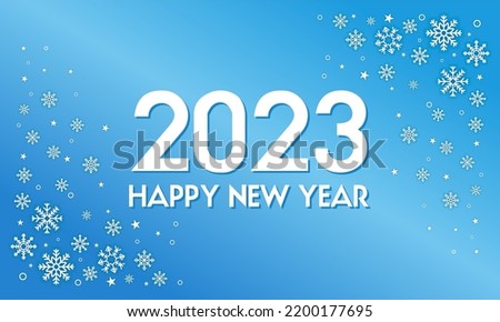 New Year 2023 Greeting Cards Christmas