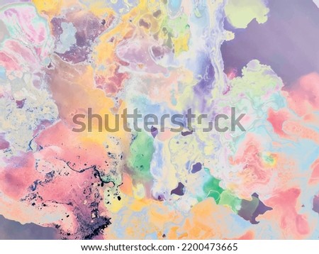 Marble Abstract Pattern. Acrylic Ink Splash Space. Fluid Vector Splash. Fluid Marble Illustration. Alcohol Ink Background. Multi Color Holi Paint. Liquid Gradient Watercolor. Modern Abstract Painting