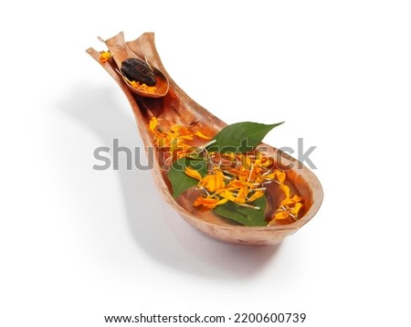 puja or durga puja isolated kushi or decorative element for puja            Royalty-Free Stock Photo #2200600739