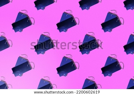 Seamless pattern of label tag with a colored background. Cyber Monday background
