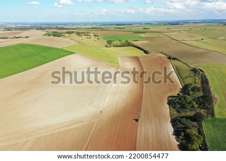 Drone pictures of the France farmland on a sunny day! 