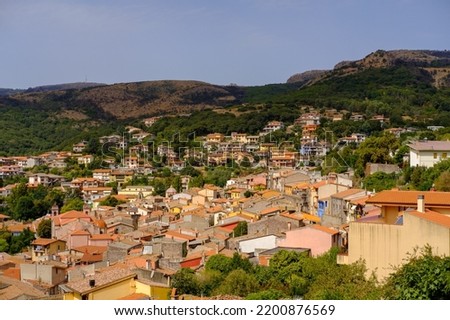 The village of  Santu Lussurgiu , Italy Royalty-Free Stock Photo #2200876569