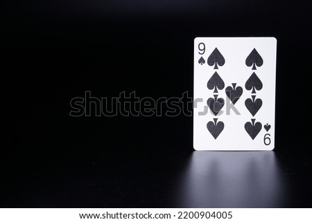 card joker baccarat casino game face card dark background card pattens casino card        