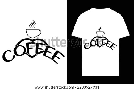 COFFEE LOVE COFFEE T-SHIRT DESIGN