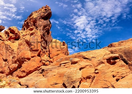 Valley of Fire State Park in a sunny day, Nevada, USA