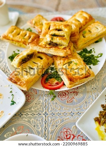 Delicious Homemade Pastry With Keema