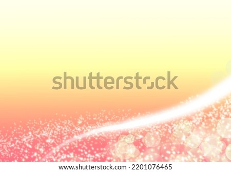 Gradient sparkling background with light streaks