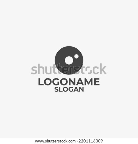 photographer logo, camera logo, camera lens logo