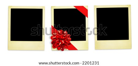 Life Events. Festive instant photo Frames (with clipping paths for easy framing your pictures and background removing if needed)
