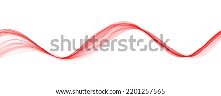 Abstract red lines background. Flow dynamic wave. Digital data structure. Future mesh or sound wave. Motion visualization. Magic vector illustration.