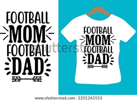 Football Mom Football Dad svg design