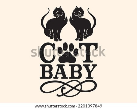  Cat t-shirt design vector file