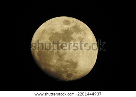 Beautiful Moon in the night sky