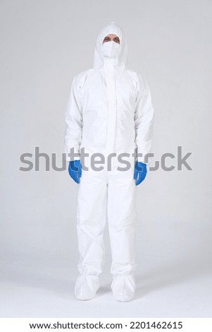 pandemic dress , doctors surgical gown Royalty-Free Stock Photo #2201462615