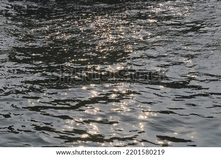 Peaceful sea with shinny sunshine Royalty-Free Stock Photo #2201580219