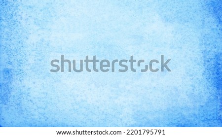 Abstract blue watercolor paper background