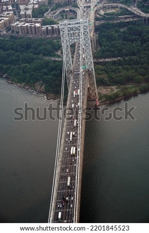 washington bridge new york city manhattan helicopter tour aerial cityscape panorama