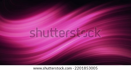 Abstract Pink wave lines on black background, Soft Pink Wave, abstract background