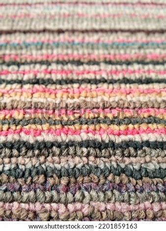 Colorful pattern of woven. Thread 