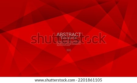 Red abstract polygon background, polygon vector, Geometric vector, Minimal Texture, web background, red cover background design, flyer template, banner, book cover, wall decoration wallpaper. vector
