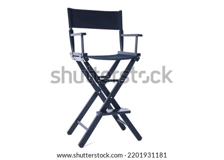 Director's chair on a white isolated background Royalty-Free Stock Photo #2201931181