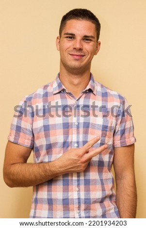 Portrait of handsome young man in casual shirt
