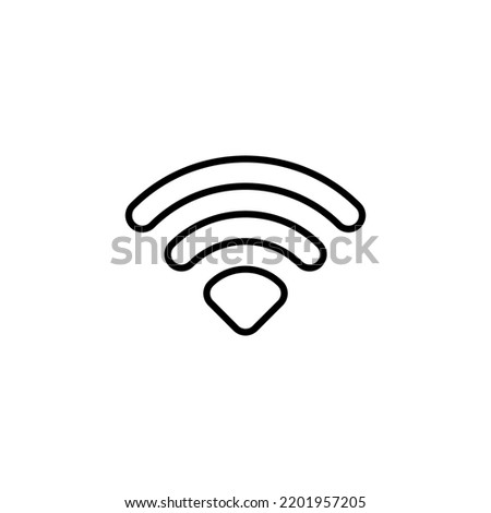 Wifi icon for web and mobile app. signal sign and symbol. Wireless  icon