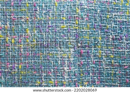 Fabric tweed texture, background.  
Tweed real fabric texture seamless pattern.  Royalty-Free Stock Photo #2202028069