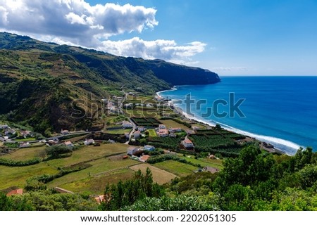 Azores island - Coastline and beaches of Santa Maria Royalty-Free Stock Photo #2202051305