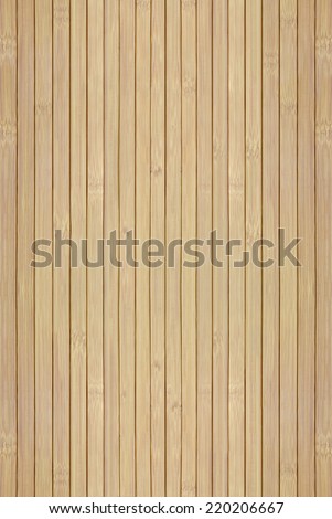 Texture of the wooden slats of bamboo Royalty-Free Stock Photo #220206667