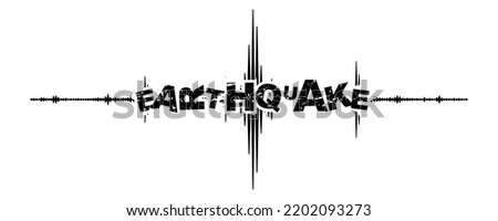 Earthquake background. seismogram for seismic measurement.