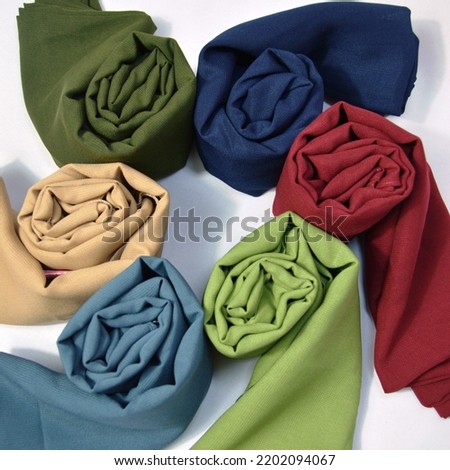 scarf hijab color model design