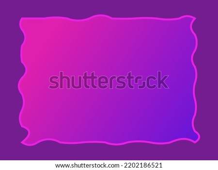 vector background: purple abstract background, with a square with gradient colors from purple to pink. space for text
