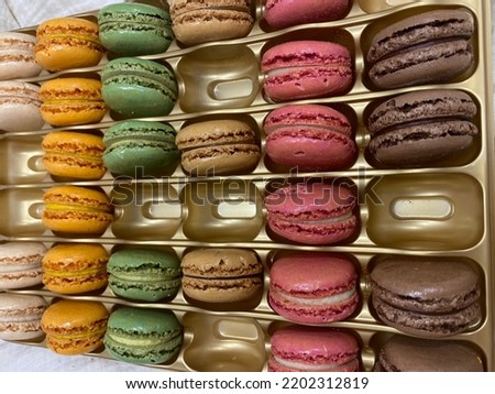 Colorful, delicious and traditional Macaroons  