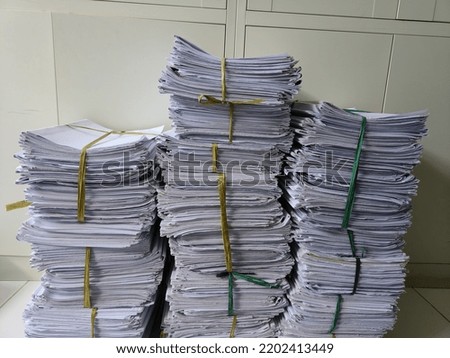 A Pile Of Archive Files That Have Been Arranged In Order