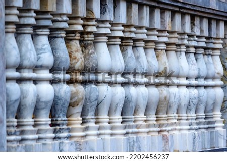 Thai style banister in Thai temple