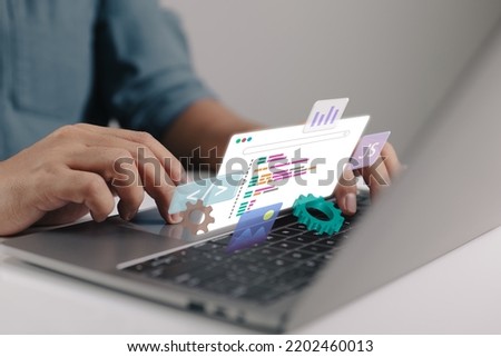 Coding, programming, and creating website dashboards. assistance with technology and website upkeep Royalty-Free Stock Photo #2202460013