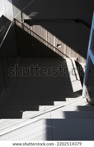 piano keys stairs and shade  