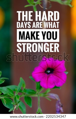 motivational quote about success with blurry background and flora for wallpaper or poster