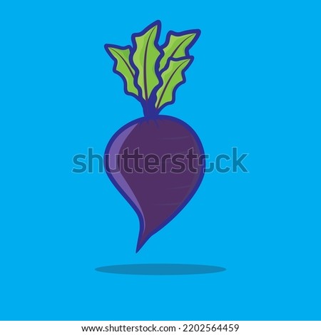 beet vector flat design, concept vegetable icon. suitable as an icon, symbol, sticker, or other needs