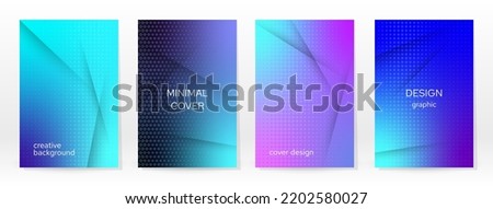 Minimal Poster. Pastel Soft. Blue Gradient Set. Graphic Color Background. Blurred Mesh Texture. Vector Modern Banner. Abstract Bright Wallpaper. Gradient Technology Cover. Blue Mobile Template Design.