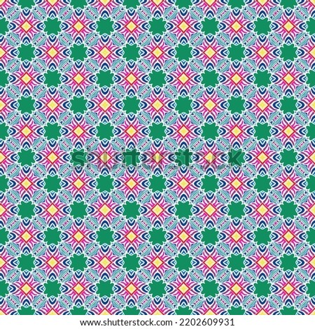 Multi color seamless pattern texture and template. Multicolored. Colorful ornamental graphic design. Colored mosaic ornaments. Vector illustration. EPS10.