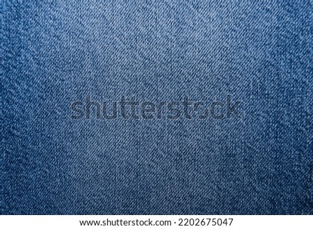 close up blue denim jean texture