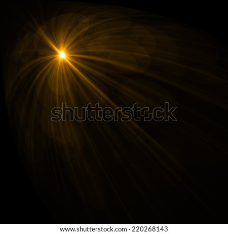 Abstract image of  lighting flare 