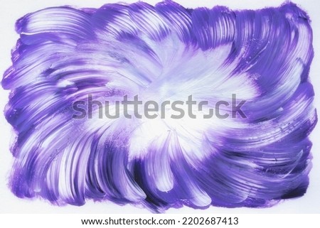 Hand Painted Violet Swirl Background